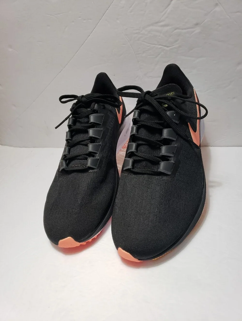 NIKE Air Zoom Pegasus 37 Black/Bright Men's Sneakers Size 9.5 (27.5 Cms)